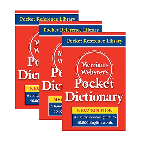 Merriamster Merriamsters Pocket Dictionary, PK3 MW5308 Zoro